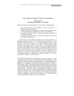 Some Optimality Principles of Sentence