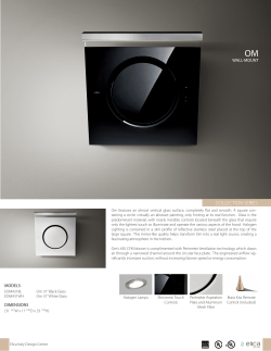 Hood Specification Sheet