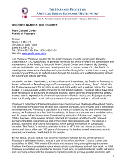 poeh center: sustaining and constructing legacies