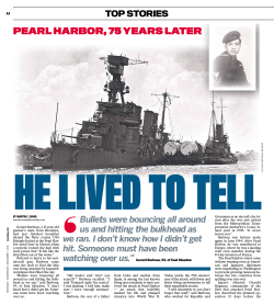 PEARL HARBOR, 75 YEARS LATER Bullets were bouncing all