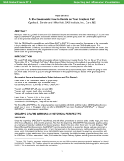 261-2012: At the Crossroads: How to Decide on Your