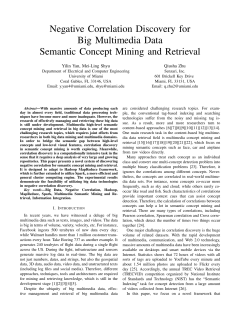 Negative Correlation Discovery for Big Multimedia Data Semantic
