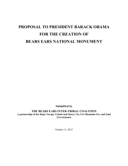 proposal - Bears Ears Inter