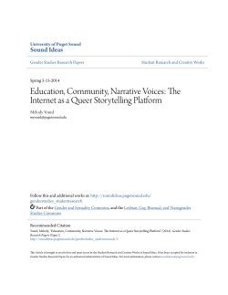 Education, Community, Narrative Voices: The Internet