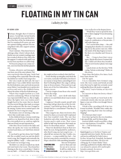 floating in my tin can