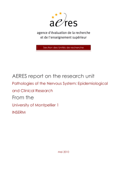 Pathologies of the Nervous System: Epidemiological and Clinical