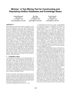 IBminer: A Text Mining Tool for Constructing and Populating InfoBox