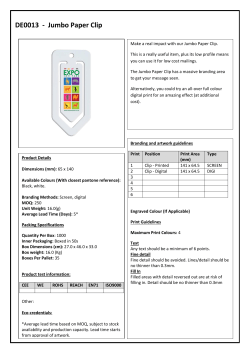 DE0013 - Jumbo Paper Clip