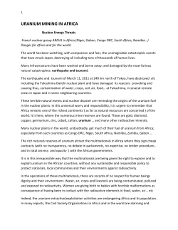 uranium mining in africa