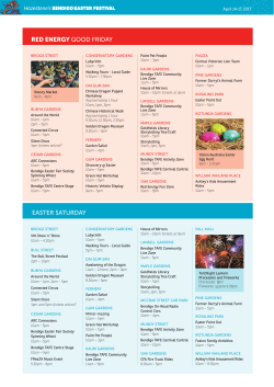 Festival Program - Bendigo Easter Festival