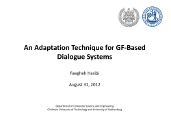 An Adaptation Technique for GF