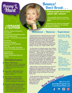 One-Sheet - Penny L. Hunt