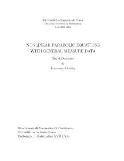 nonlinear parabolic equations with general measure data