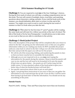 Book Jacket Project