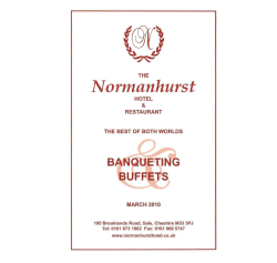 Functions Menu - Normanhurst Hotel