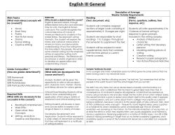 English III General - Leon County Schools