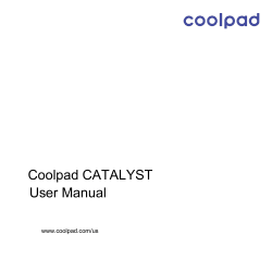 Coolpad CATALYST User Manual