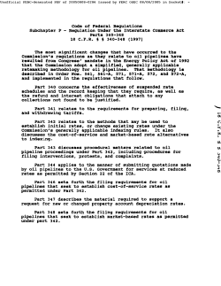 Code of Federal Regulations Subchapter P