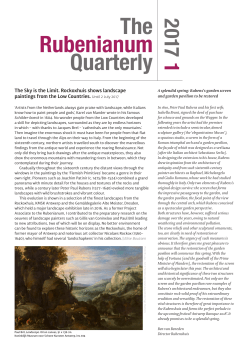 The Rubenianum Quarterly 1