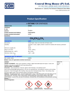 CH3 (CH2 )6 CH3 - CDH Fine Chemicals