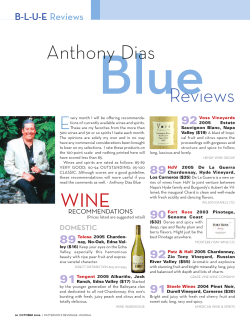 anthony dias blue: patterson`s beverage journal