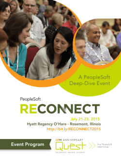 A PeopleSoft Deep-Dive Event