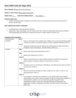 Measurement and Conversion Teacher Module