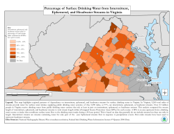 Percentage of Surface Drinking Water from Intermittent, Ephemeral