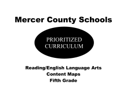 Fifth Grade - Mercer County Schools