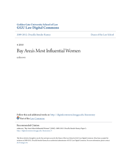 Bay Area`s Most Influential Women