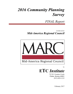ETC Institute - Mid-America Regional Council