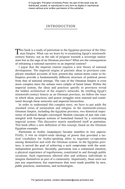 Arab Patriotism: The Ideology and Culture of Power in Late Ottoman
