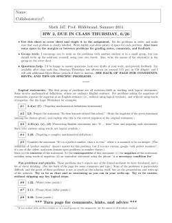 HW 2. - U.I.U.C. Math