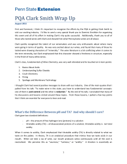 PQA Clark Smith Wrap Up