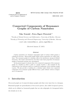Connected Components of Resonance Graphs of Carbon Nanotubes