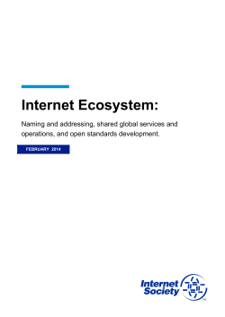 Internet Ecosystem