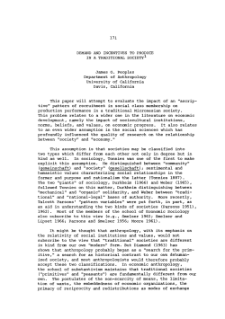 ("primitives" and "peasants") are fundamentally different from our