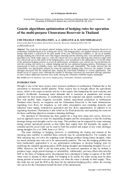Genetic algorithms optimization of hedging rules for