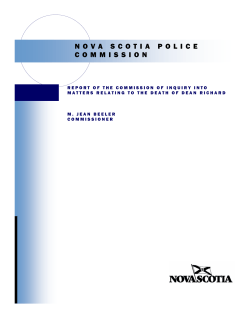 Richards Report Final Document