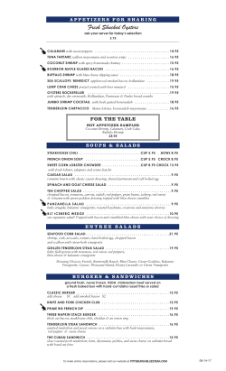 Dinner - Pittsburgh Blue