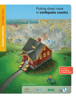 Putting down roots in earthquake country