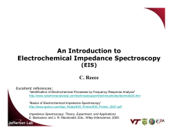 An Introduction to Electrochemical Impedance Spectroscopy
