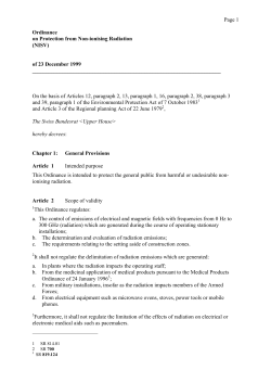 Actual Report - Human Radiation Effects Group