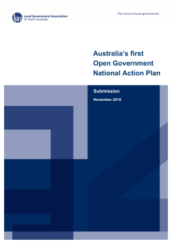 Australia`s first Open Government National Action Plan