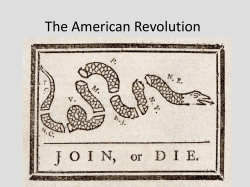 The American Revolution