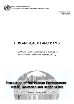 human health and dams