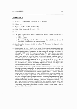 Solutions to Chapter 1