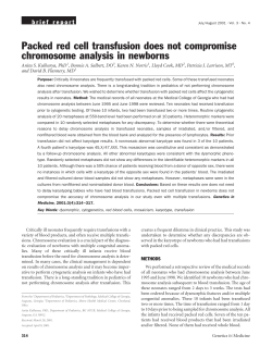 Packed red cell transfusion does not compromise