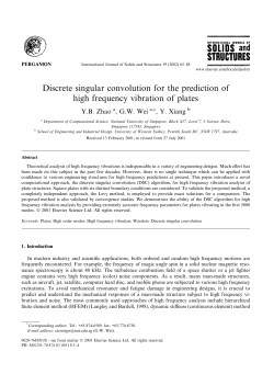 Discrete singular convolution for the prediction of high frequency