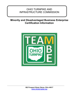 Minority Business Enterprise Disadvantaged
